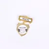 Badge Shield Deacon Shaking Hands Welcome Pin- Swanson Christian Products