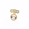 Badge Fancy Round Greeter Shaking Hands Welcome Pin- Swanson Christian Products