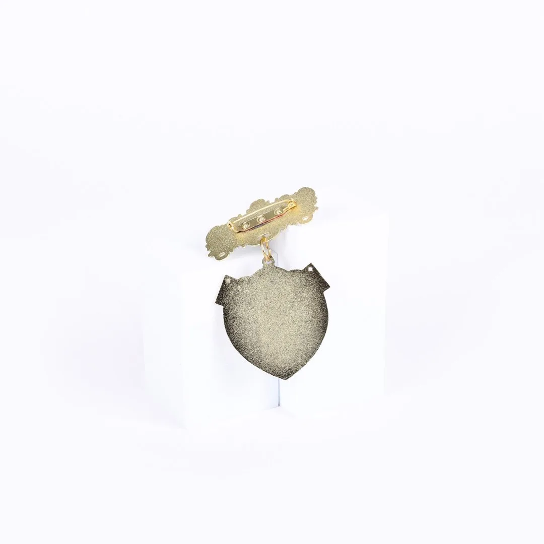 Badge Shield Greeter Ethnic Praying Hands Pin- Swanson Christian Products