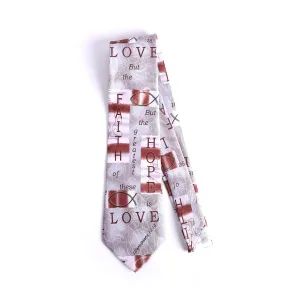 Tie Polyester – Faith Hope Love 1 Cor. 13:13