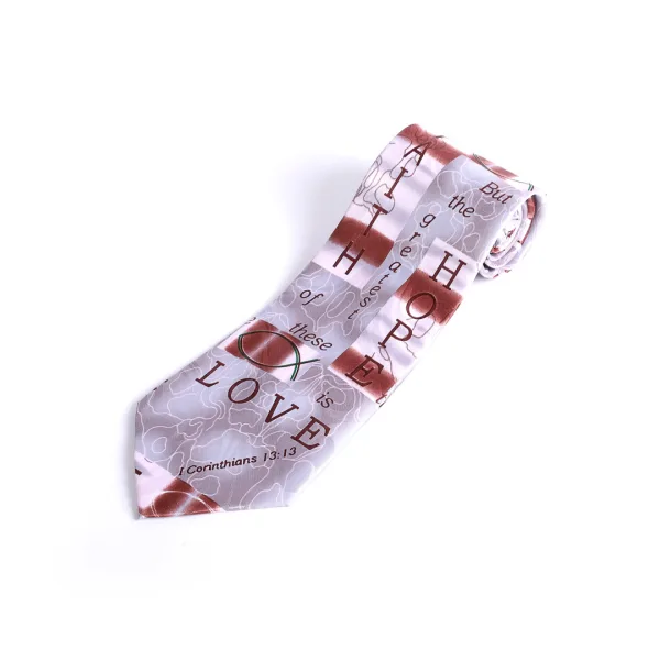 Tie Polyester - Faith Hope Love 1 Cor. 13:13 | Swanson Christian Products
