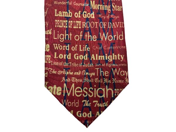 Tie Polyester - I Am - Burgundy | Swanson Christian Products