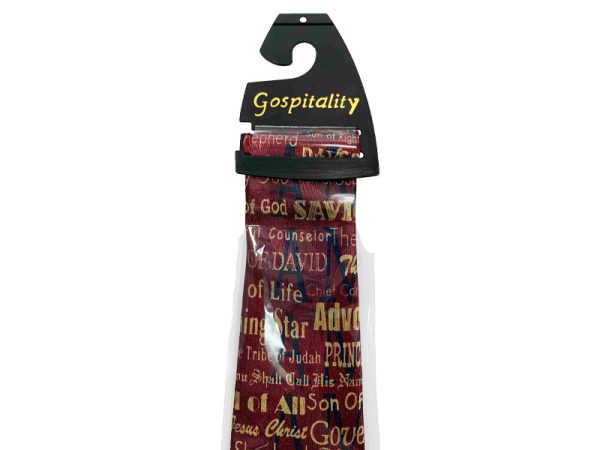 Tie Polyester - I Am - Burgundy | Swanson Christian Products