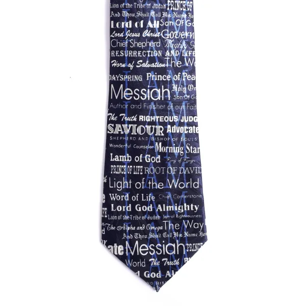 Tie Polyester - I Am - Navy | SWANSON CHRISTIAN PRODUCTS