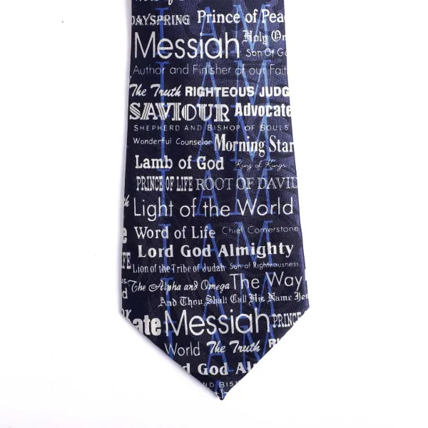 Tie Polyester - I Am - Navy | SWANSON CHRISTIAN PRODUCTS