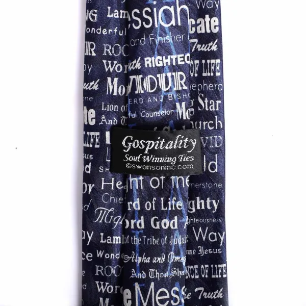 Tie Polyester - I Am - Navy | SWANSON CHRISTIAN PRODUCTS