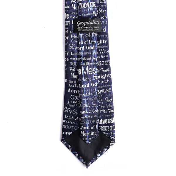 Tie Polyester - I Am - Navy | SWANSON CHRISTIAN PRODUCTS