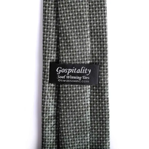 Tie Polyester - Green Cross - Swanson Christian Products