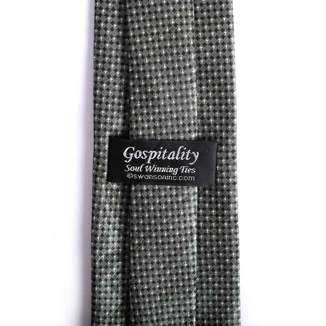 Tie Polyester - Green Cross - Swanson Christian Products