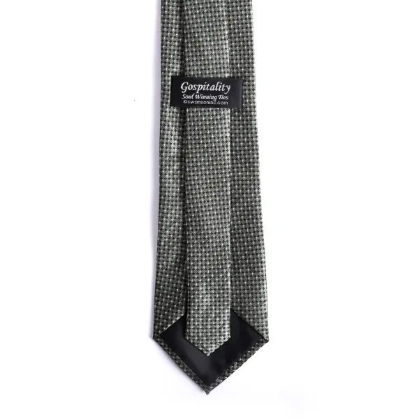 Tie Polyester - Green Cross - Swanson Christian Products