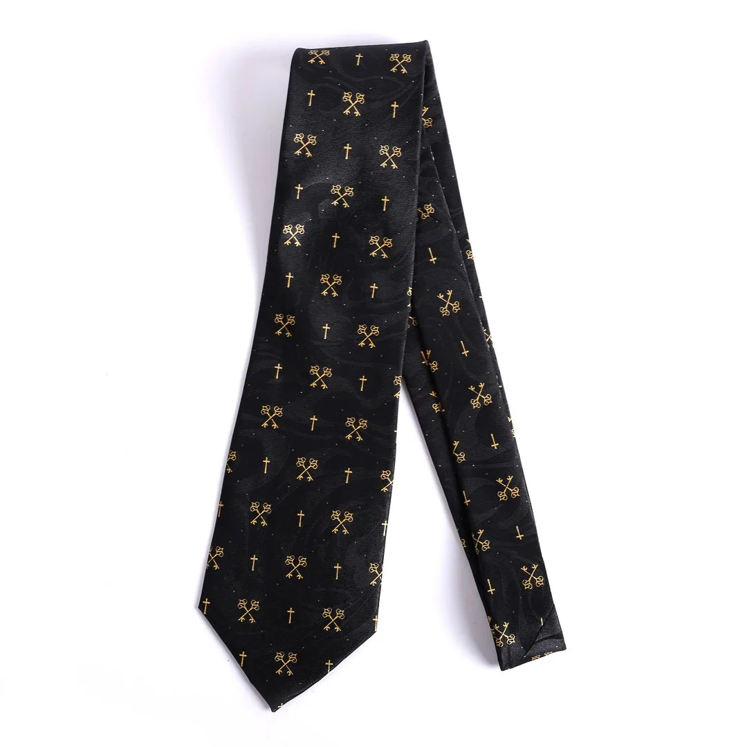 Tie Polyester - Keys To The Kingdom - Swanson Christian Products