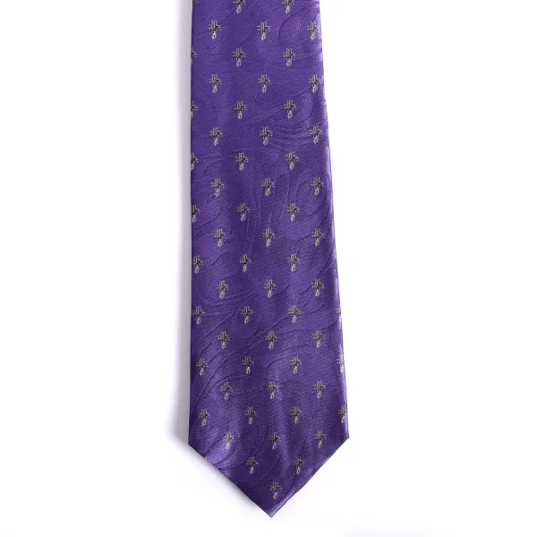 Tie Polyester - Purple Cross - Swanson Christian Products