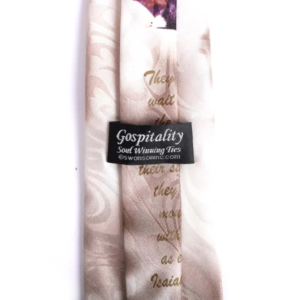 Tie Polyester - Isaiah 40:31 Eagles - Brown -Swanson Christian Product