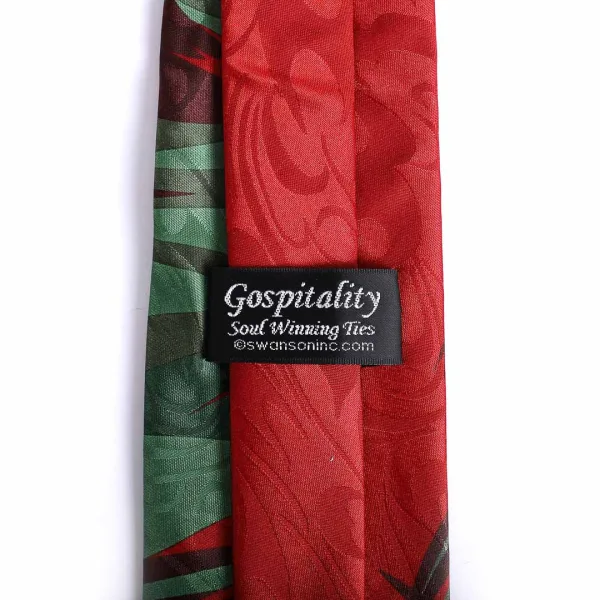 Tie Polyester - Celebrate Jesus - Red | Swanson Christian Products