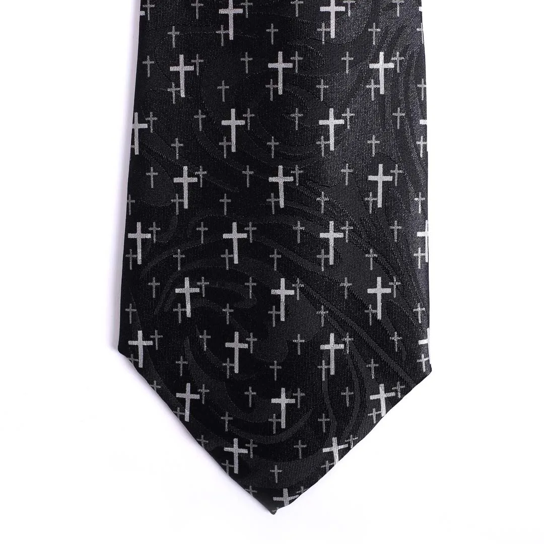 Tie Polyester - Floating Crosses | Swanson Christian Products