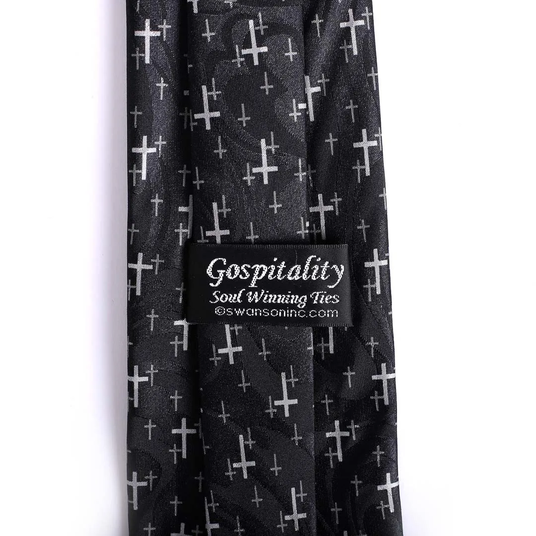 Tie Polyester - Floating Crosses | Swanson Christian Products