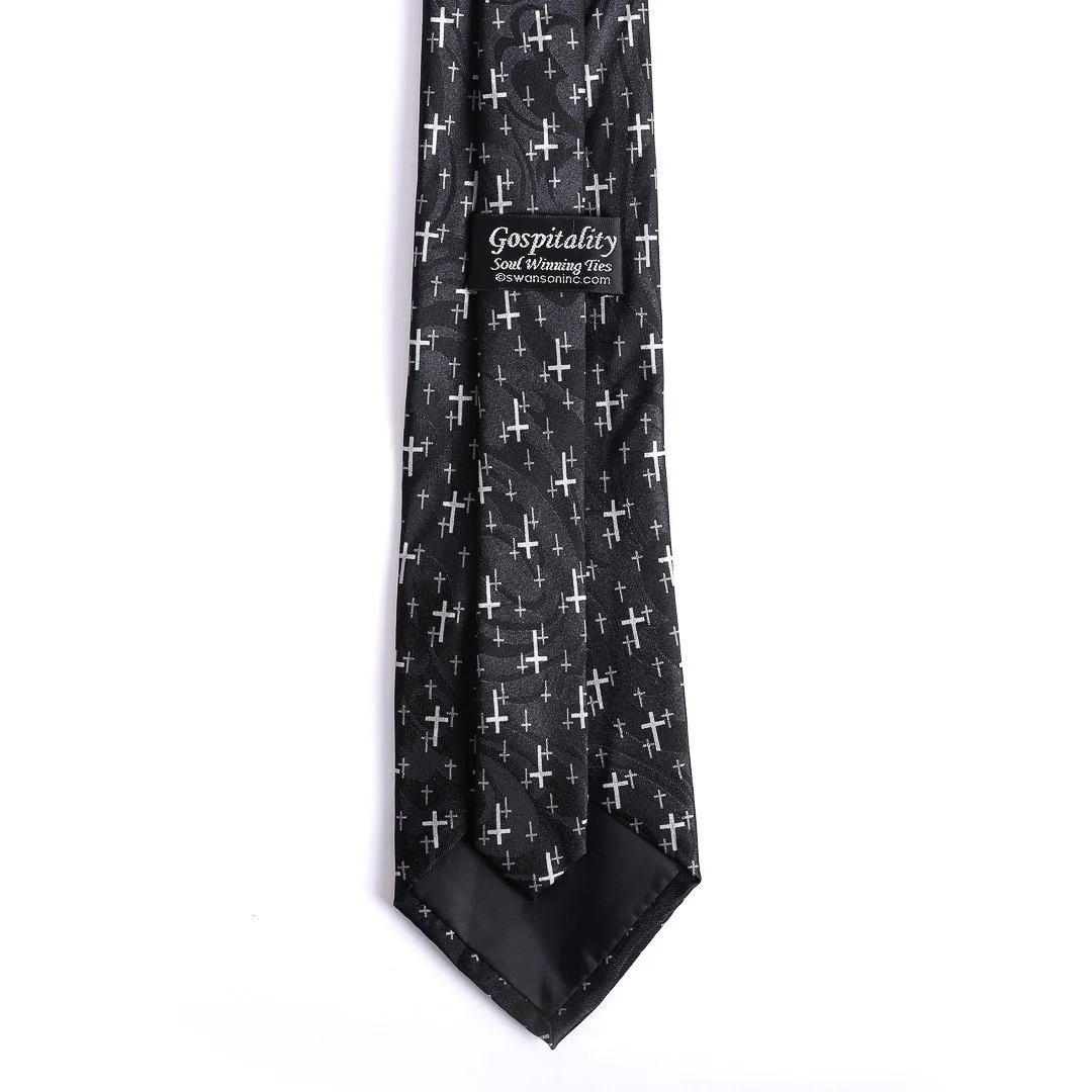 Tie Polyester - Floating Crosses | Swanson Christian Products