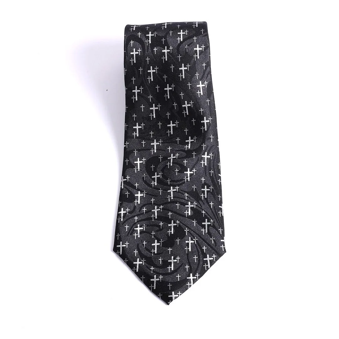 Tie Polyester - Floating Crosses | Swanson Christian Products