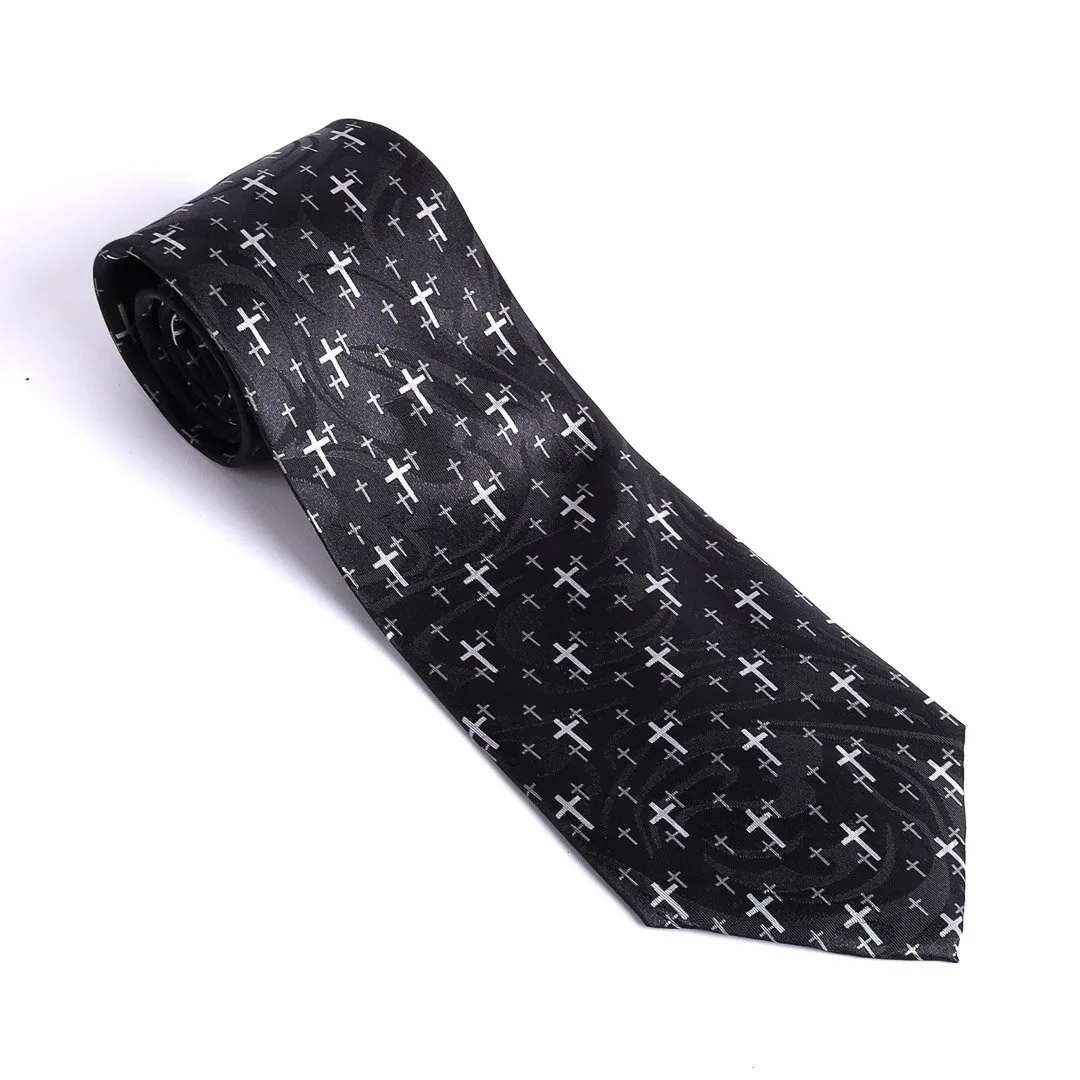 Tie Polyester - Floating Crosses | Swanson Christian Products
