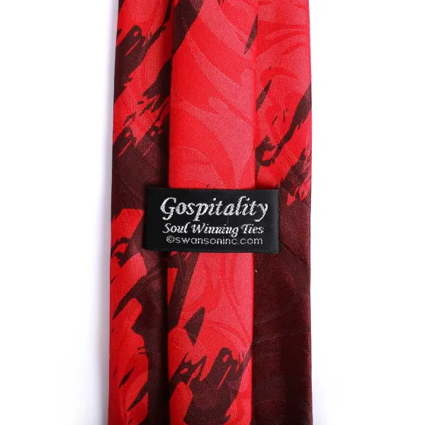 Tie Polyester - New Cross Red | Swanson Christian Products