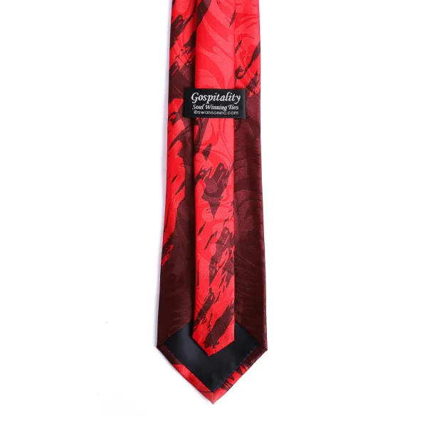 Tie Polyester - New Cross Red | Swanson Christian Products