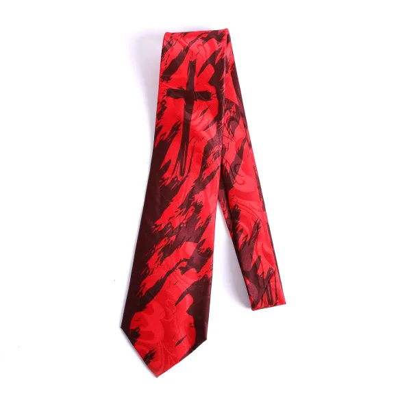 Tie Polyester - New Cross Red | Swanson Christian Products