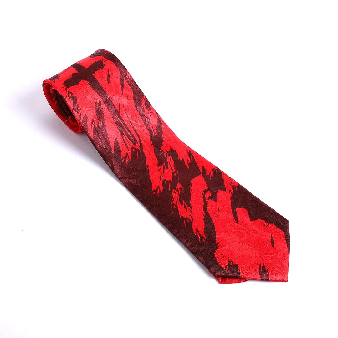 Tie Polyester - New Cross Red | Swanson Christian Products