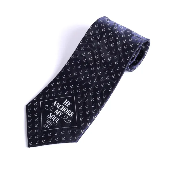 Tie Polyester - He Anchors My Soul | Swanson Christian Products