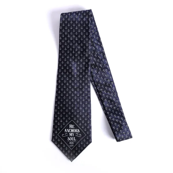 Tie Polyester - He Anchors My Soul | Swanson Christian Products