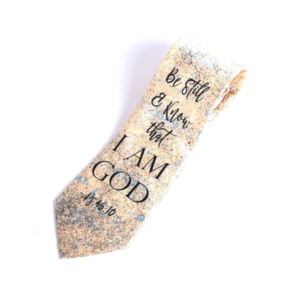 Tie Polyester - Be Still & Know I Am God | Swanson Christian Products