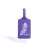 Luggage Tag Leatherette Great Love Purple- Swanson Christian Products