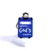 Luggage Tag Suitcase Exploring Creation Blue- Swanson Christian Products