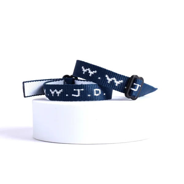 Bracelet Woven WWJD Delta Blue- Swanson Christian Products