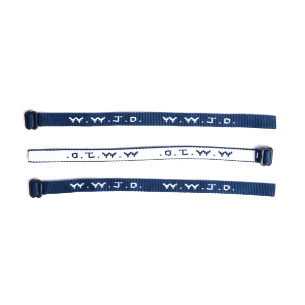 Bracelet Woven WWJD Delta Blue- Swanson Christian Products