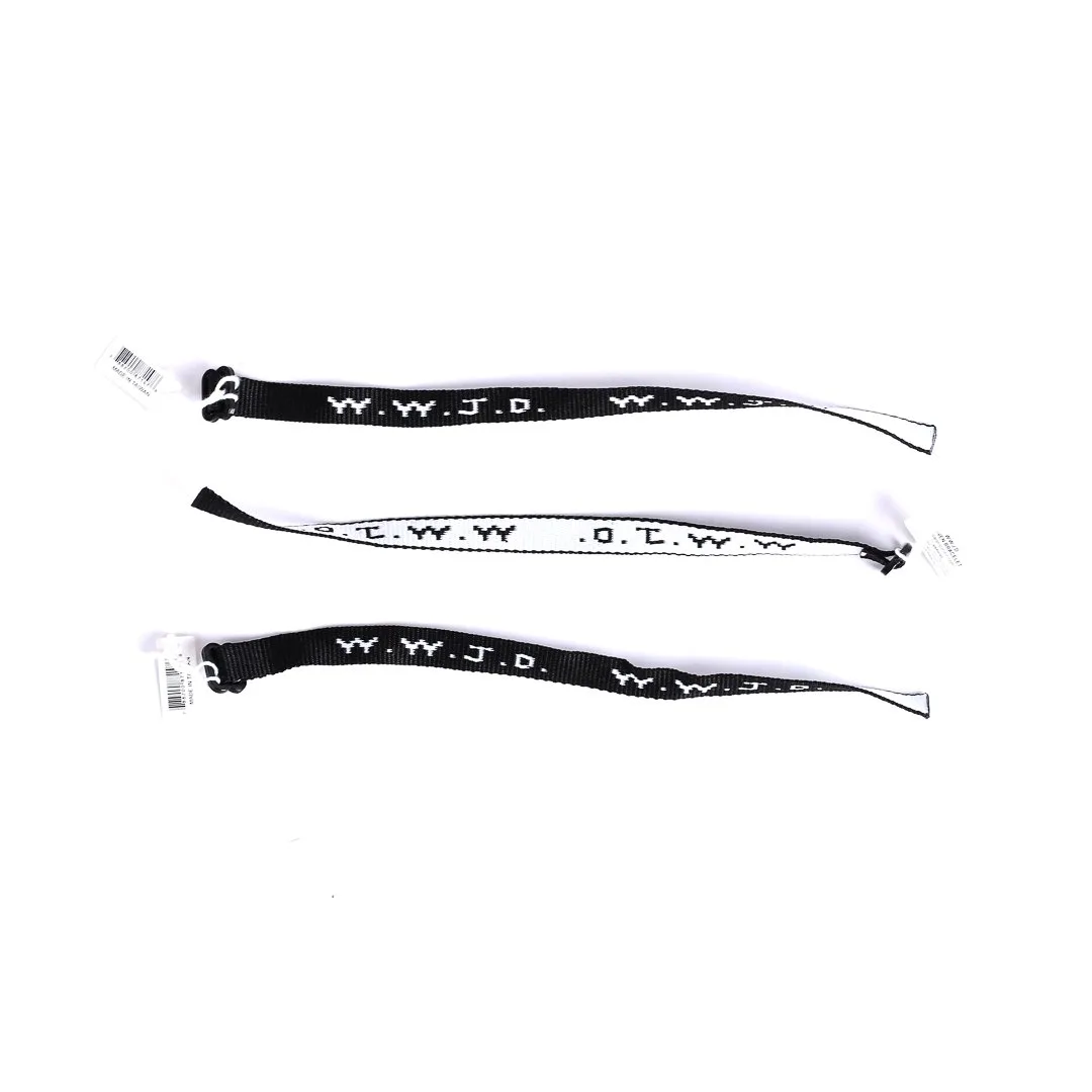Bracelet Woven Wwjd Black- Swanson Christian Products