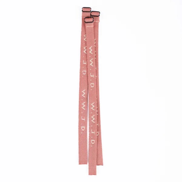 wwjd bracelet - terracotta
