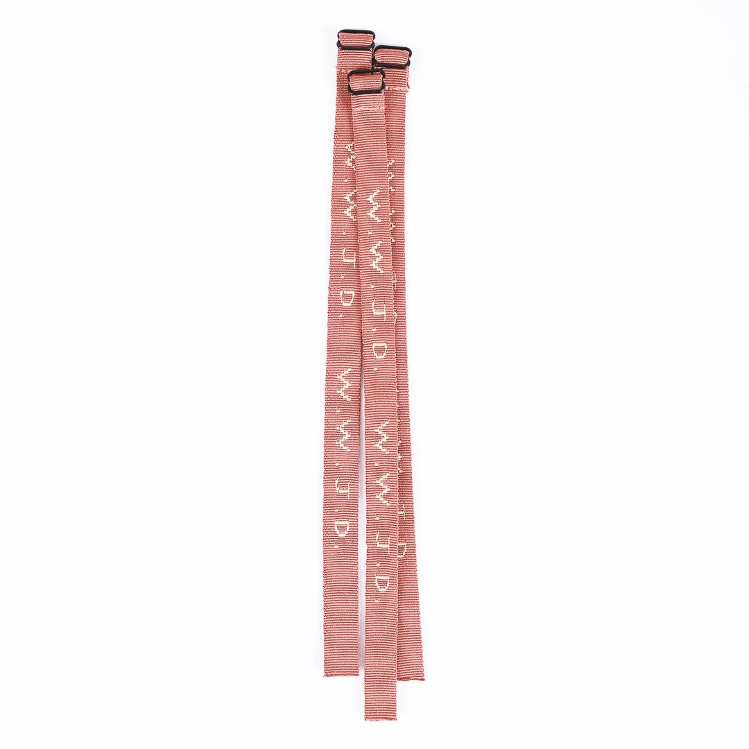 wwjd bracelet - terracotta