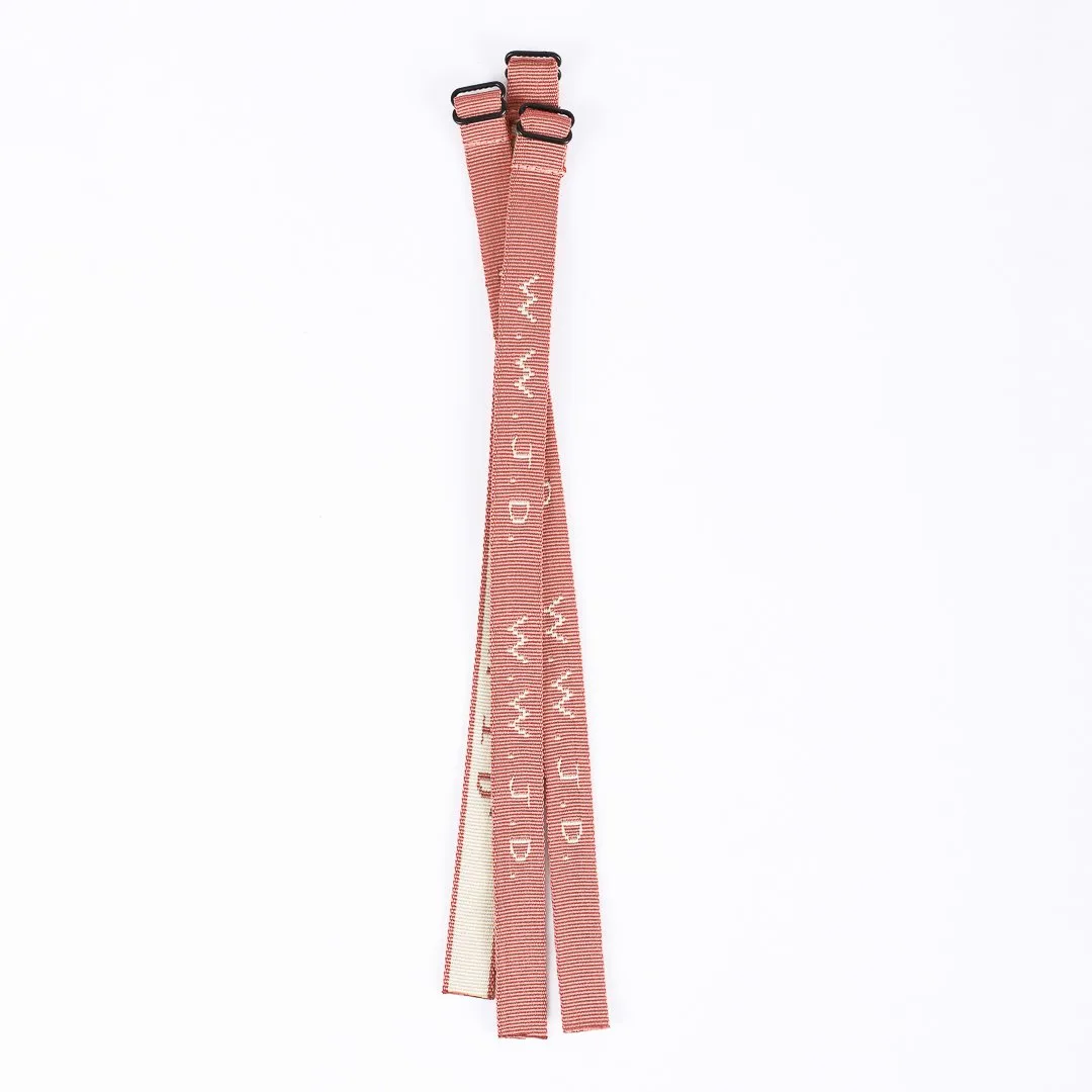 wwjd bracelet - terracotta