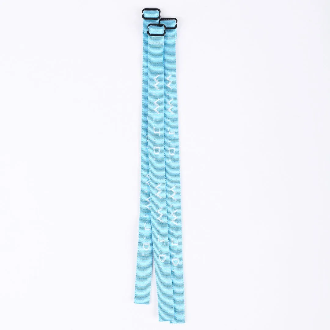 wwjd bracelet - light blue