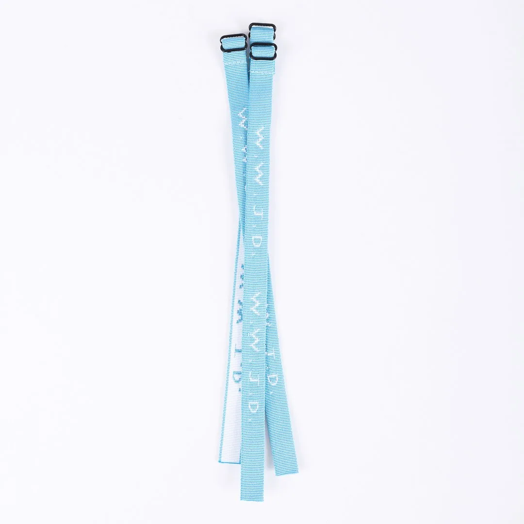 wwjd bracelet - light blue