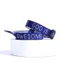 Bracelet Woven God Is Awesome Royal Blue- Swanson Christian Products