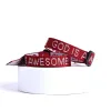 Bracelet Woven God Is Awesome Maroon- Swanson Christian Products