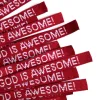 Bracelet Woven God Is Awesome Maroon- Swanson Christian Products