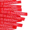 Bracelet Woven God Is Awesome Red- Swanson Christian Products