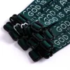 Bracelet Woven God Is Awesome Hunter Green- Swanson Christian Products