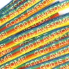 Bracelet Woven God Is Awesome Rainbow- Swanson Christian Products