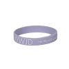 Violet Silicone Bracelet - WWJD He Would Love First - Pack of 12 | Swanson Christian Products