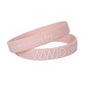 Blush Silicone Bracelet - WWJD He Would Love First - Pack of 12 | Swanson Christian Products