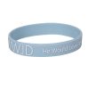Blue Silicone Bracelet - WWJD He Would Love First - Pack of 12 | Swanson Christian Products