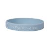 Blue Silicone Bracelet - WWJD He Would Love First - Pack of 12 | Swanson Christian Products
